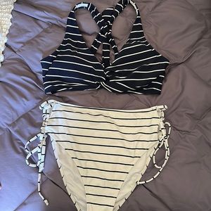 Cupshe striped 2 piece